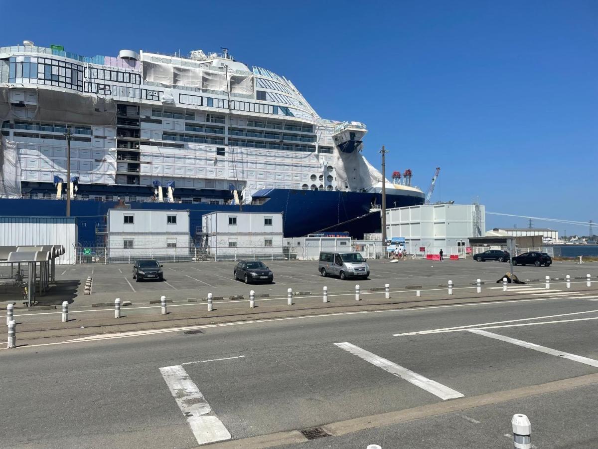 Studio Cosy Avec Terrasse, Proche Chantiers Et Airbus Saint-Nazaire  Zewnętrze zdjęcie